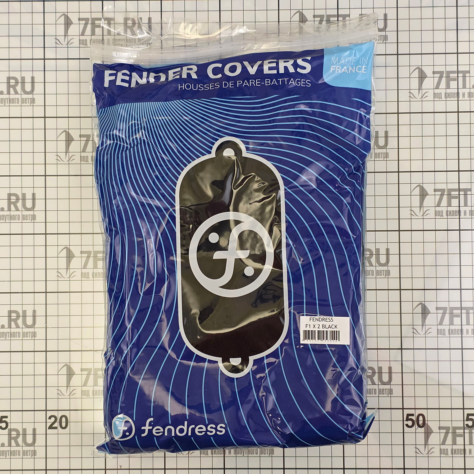Купить Чехол для кранца защитный Fendress F1 F1-08 Ø150х610мм однослойный из чёрного акрила 7ft.ru в интернет магазине Семь Футов