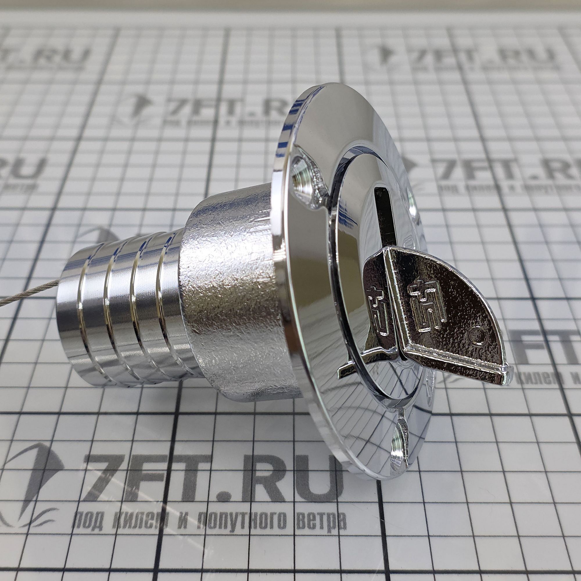 Купить Горловина заливная Foresti&Suardi 189A.38.C для бензина и шланга Ø38мм Ø89x81мм из хромированной латуни 7ft.ru в интернет магазине Семь Футов