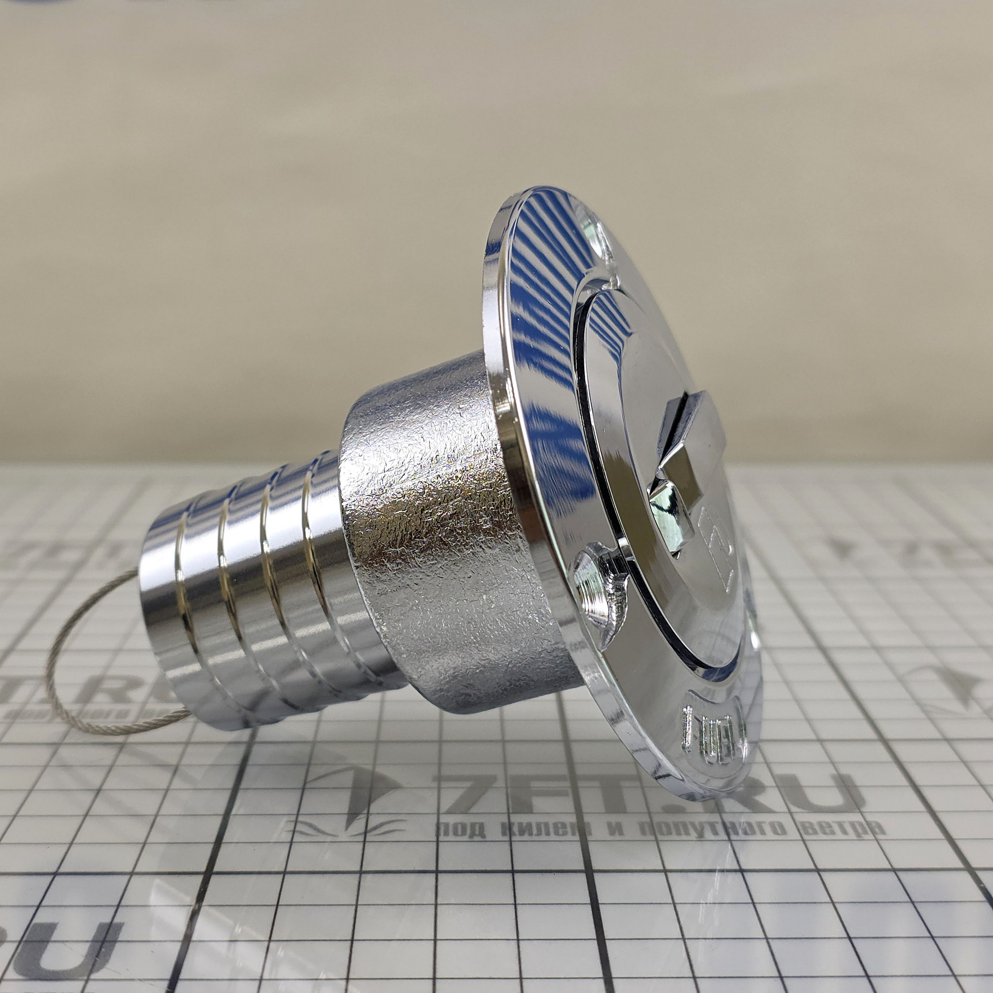 Купить Горловина заливная Foresti&Suardi 189A.38.C для бензина и шланга Ø38мм Ø89x81мм из хромированной латуни 7ft.ru в интернет магазине Семь Футов