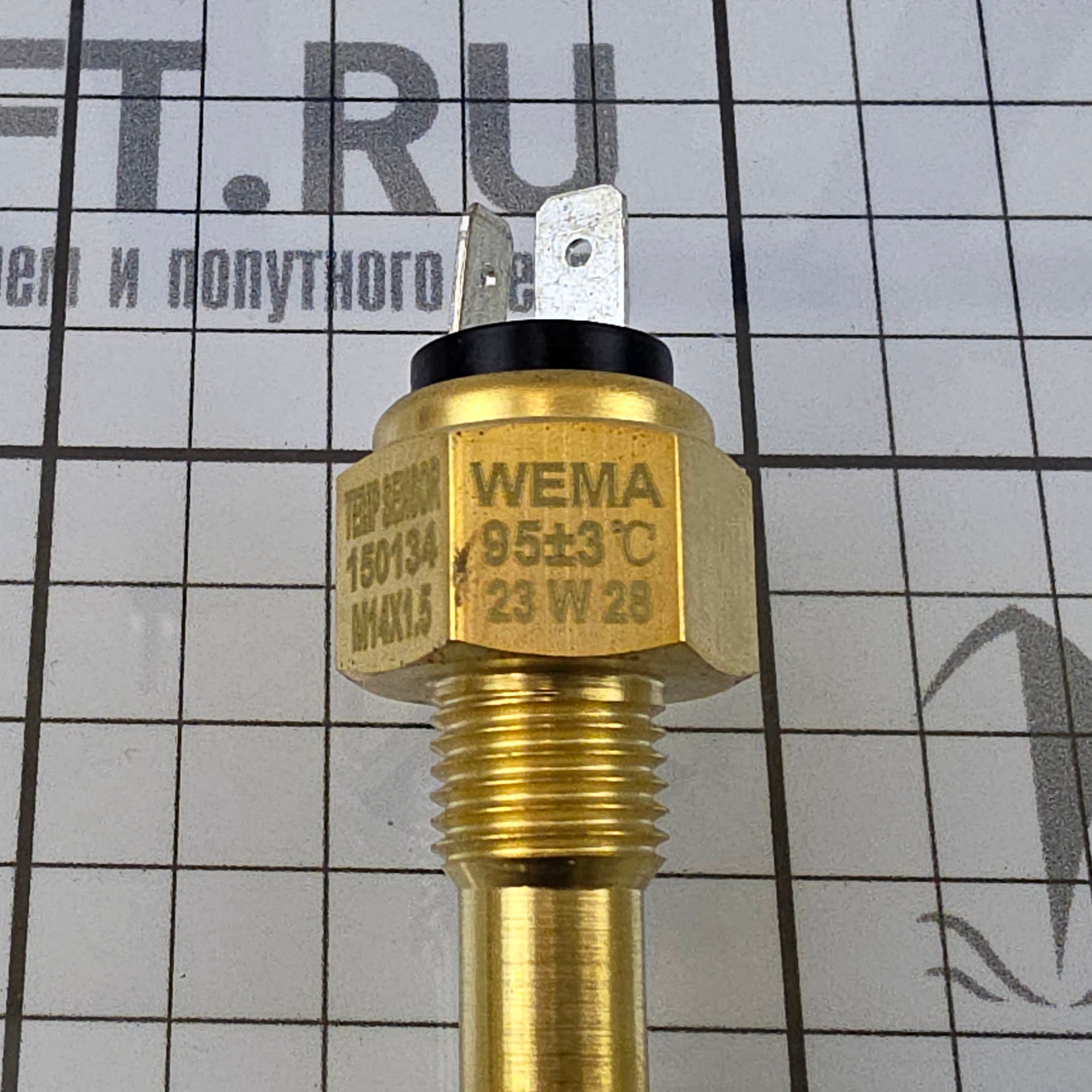 Купить Датчик температуры масла/воды Wema SNP-3E 25-100°C резьба M14x1,5 с заземлённым выходом и тревогой при 95° 7ft.ru в интернет магазине Семь Футов