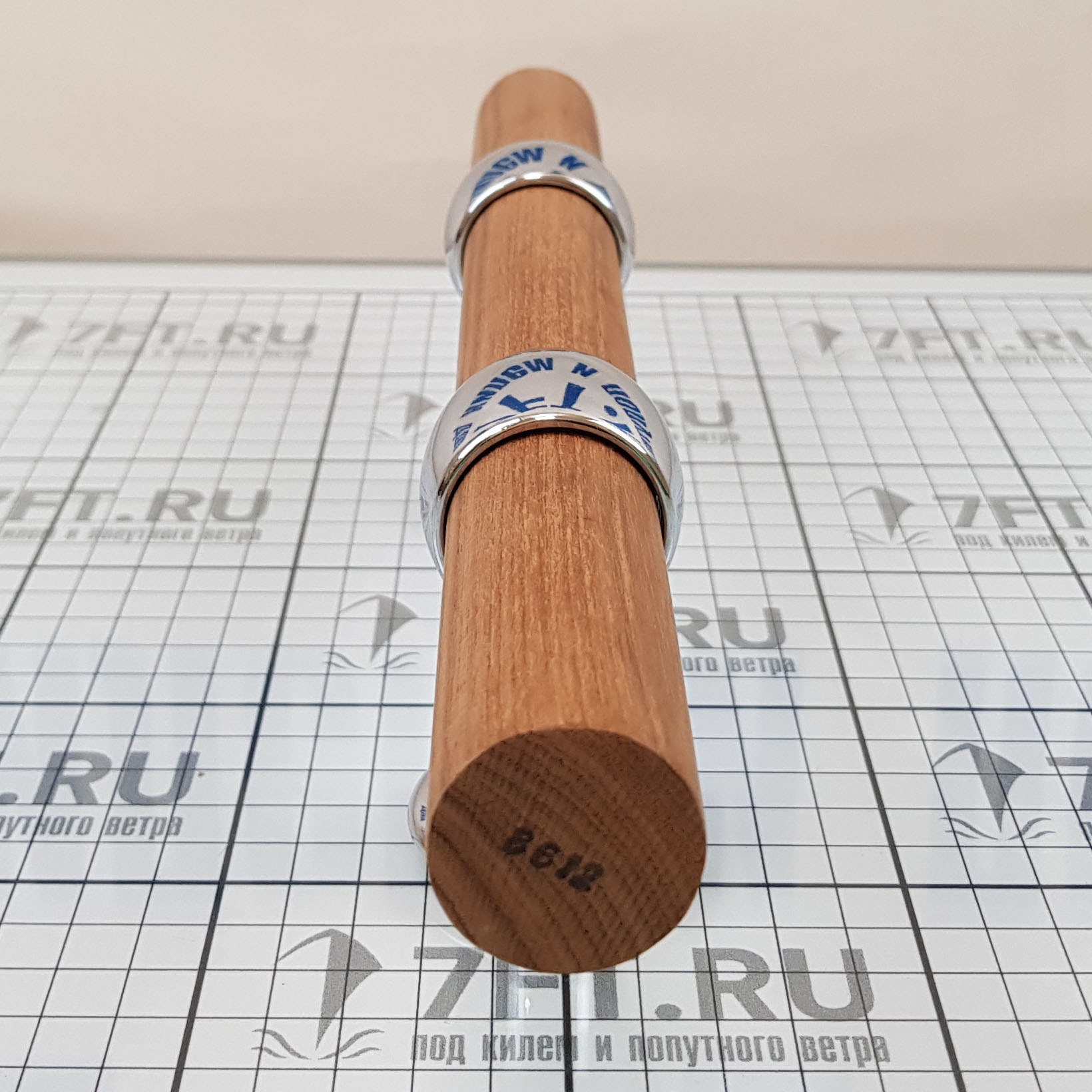 Купить Утка из хромированной латуни Foresti & Suardi 150A.C 300 х 30 х 73 мм с деревянным выступом 7ft.ru в интернет магазине Семь Футов