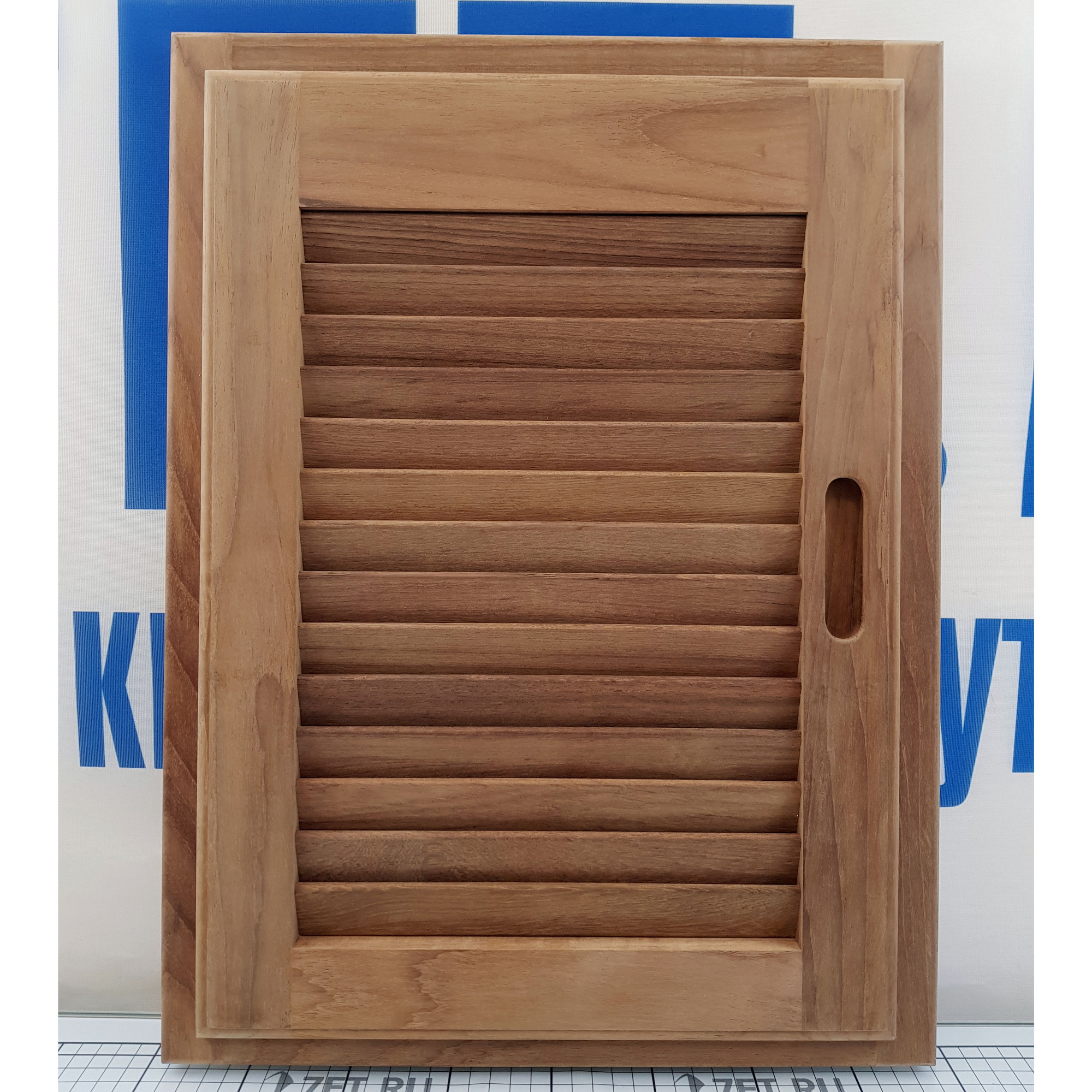 Купить Дверца мебельная Roca 60724 380x510мм правая из тика 7ft.ru в интернет магазине Семь Футов