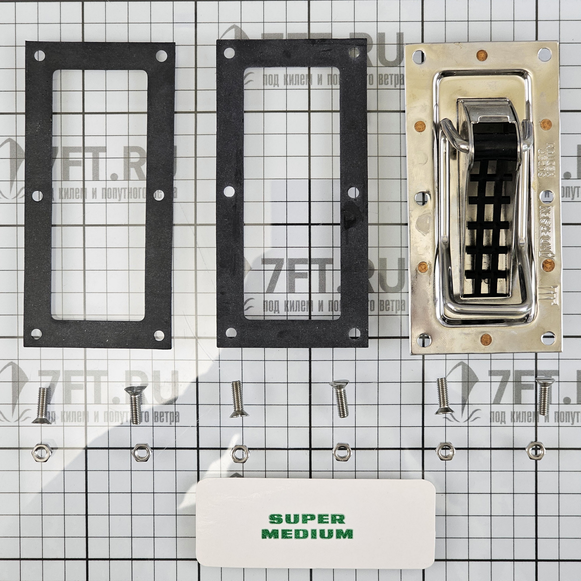 Купить Эжектор 1852 Marine Quality Super Medium 554-001 66x135мм из нержавеющей стали AISI316 для установки снаружи корпуса 7ft.ru в интернет магазине Семь Футов