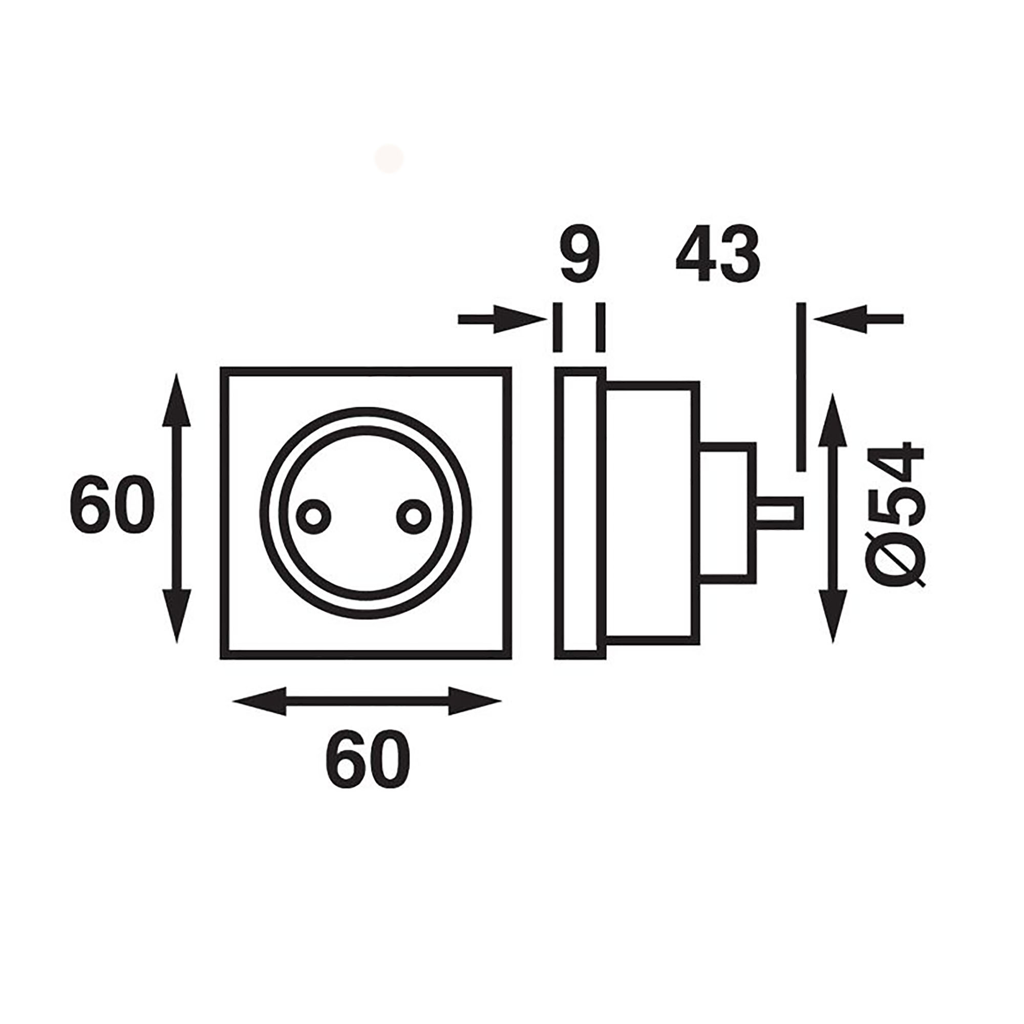 Купить Розетка сетевая Batsystem BE5919MS 230 В матово-серая 7ft.ru в интернет магазине Семь Футов