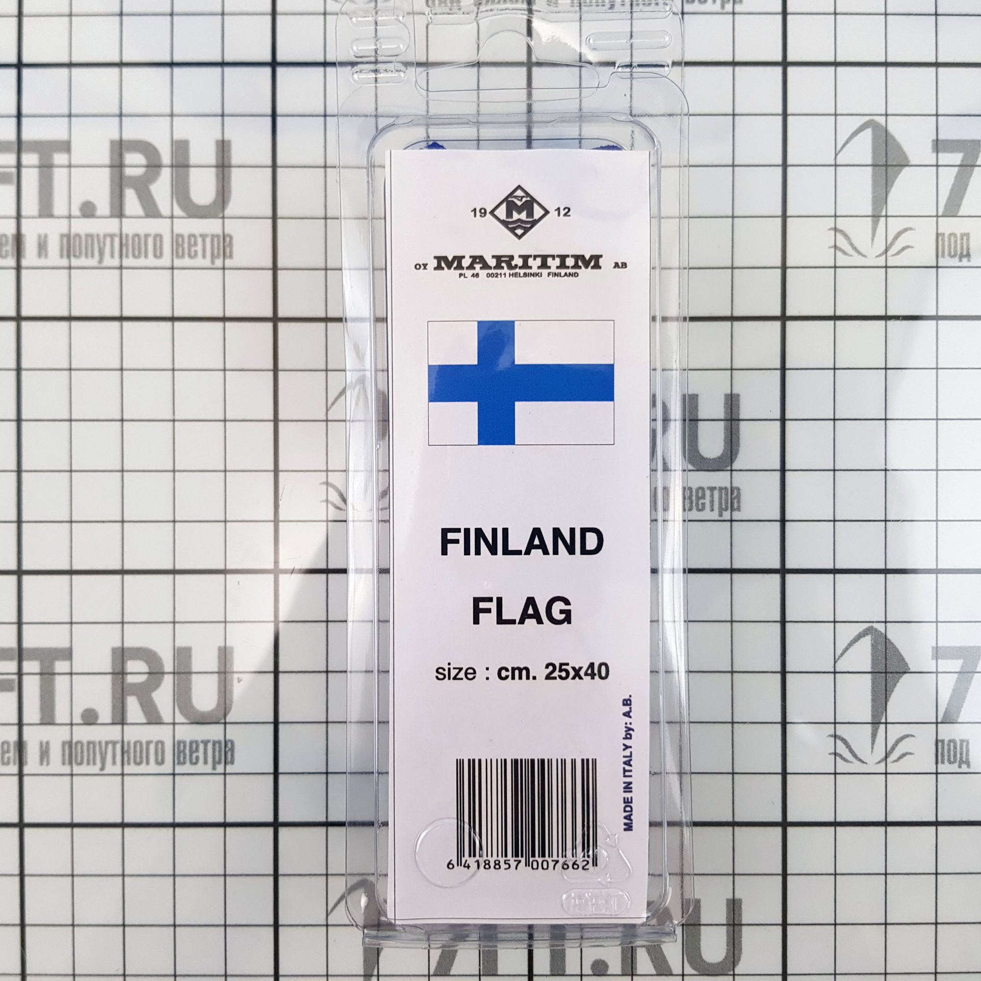 Купить Флаг Финляндии морской из полиэстера 25 x 40 cм 25040-10025 7ft.ru в интернет магазине Семь Футов