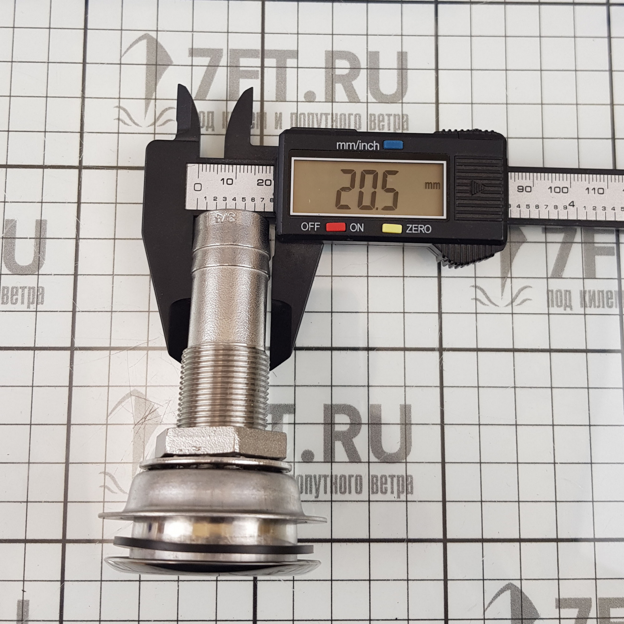 Купить Головка дренажная из нержавеющей стали Marine Quality 86474 19 мм 7ft.ru в интернет магазине Семь Футов