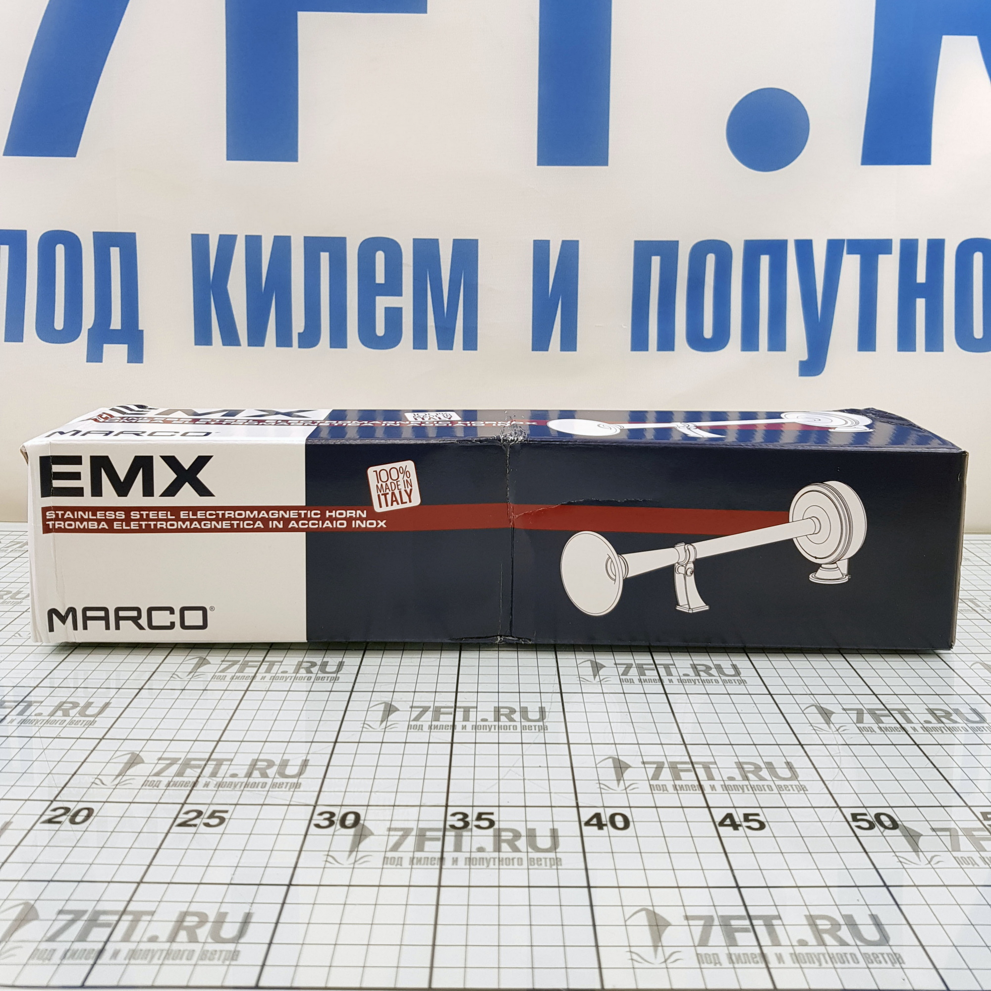 Купить Горн туманный электромагнитный Marco EMX2 13204213 24В 3А 370Гц 400мм высокий тон 7ft.ru в интернет магазине Семь Футов
