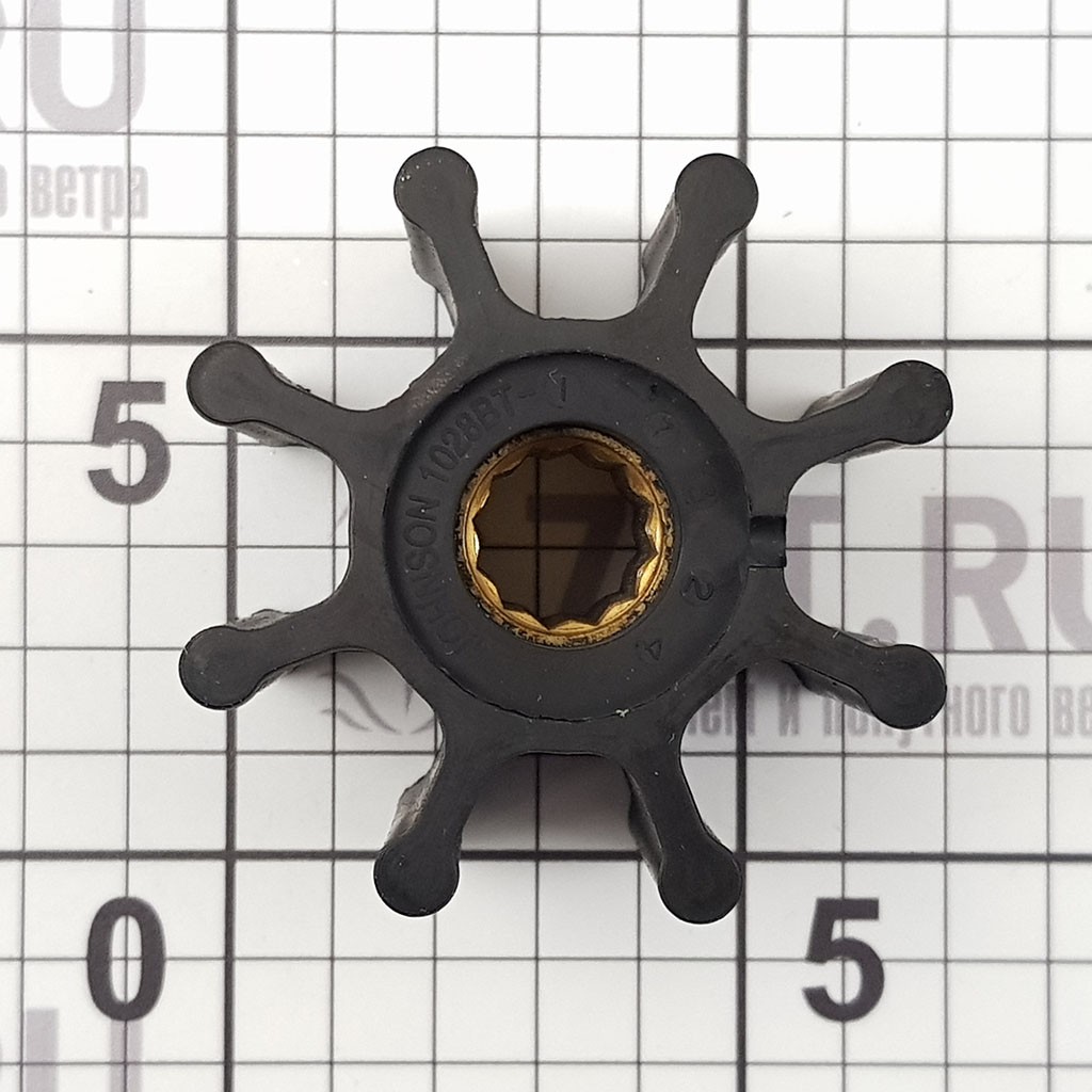 Купить Импеллер для охлаждения Johnson Pump 1028BT 09-1028BT-1 65 мм со шлицами 7ft.ru в интернет магазине Семь Футов