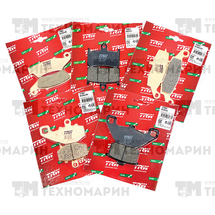 Купить Колодки тормозные (серия Sinter Street SV) MCB742SV TRW 7ft.ru в интернет магазине Семь Футов