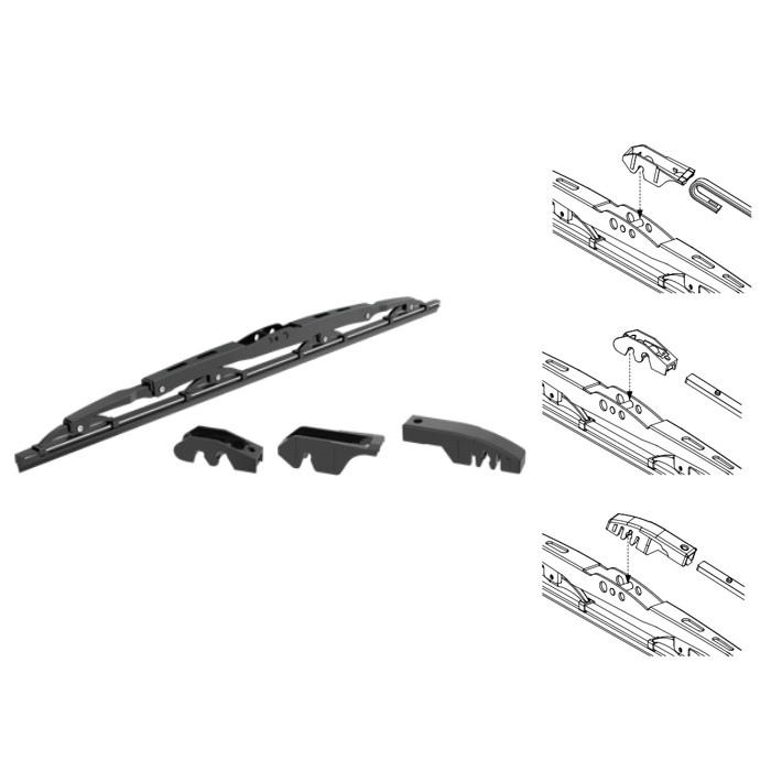 Купить Щетка стеклоочистителя 01 Series 560mm, гибкий профиль 7ft.ru в интернет магазине Семь Футов