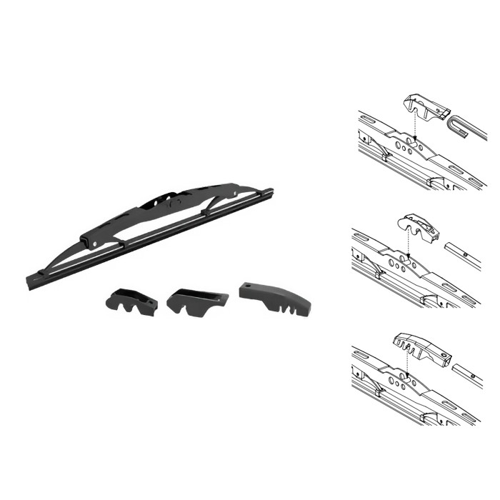 Купить Щетка стеклоочистителя 01 Series 280mm, гибкий профиль 7ft.ru в интернет магазине Семь Футов