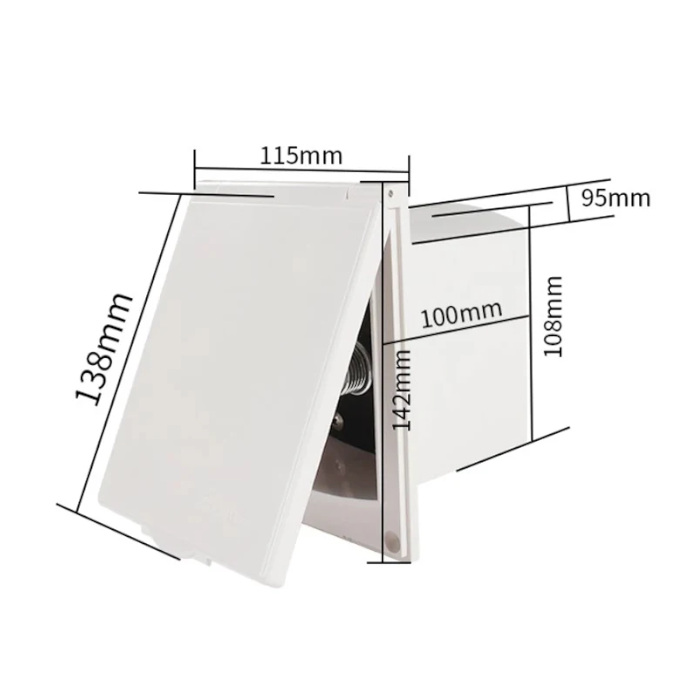 Купить Внешний вывод в боксе с регулировкой подачи 1/2" SUNFINE, черный 7ft.ru в интернет магазине Семь Футов