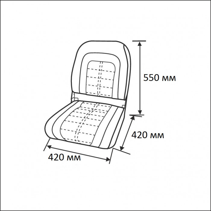 Купить Сиденье мягкое Special High Back Seat, белое Newstarmarine 76236W 7ft.ru в интернет магазине Семь Футов