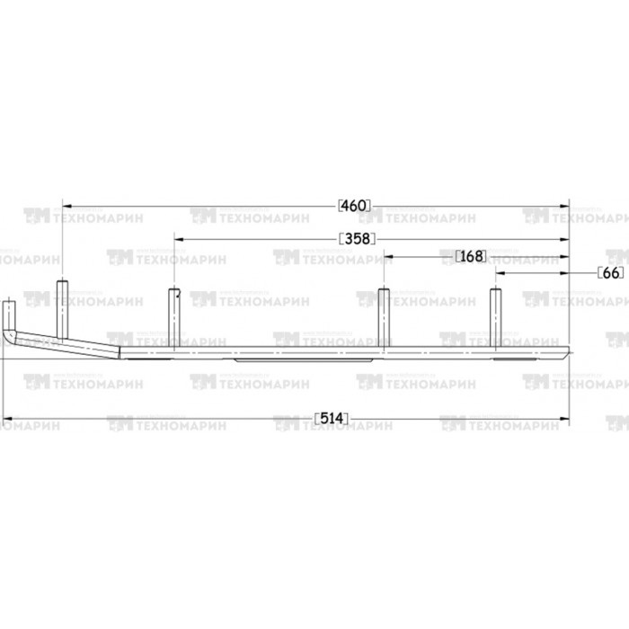 Купить Конек лыжи BRP (комплект 2шт) A-04-0-4-438 SPI 7ft.ru в интернет магазине Семь Футов