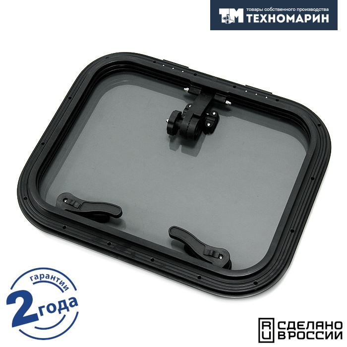 Купить Люк палубный распашной Альбатрос 522x392 (черное исполнение) 7ft.ru в интернет магазине Семь Футов