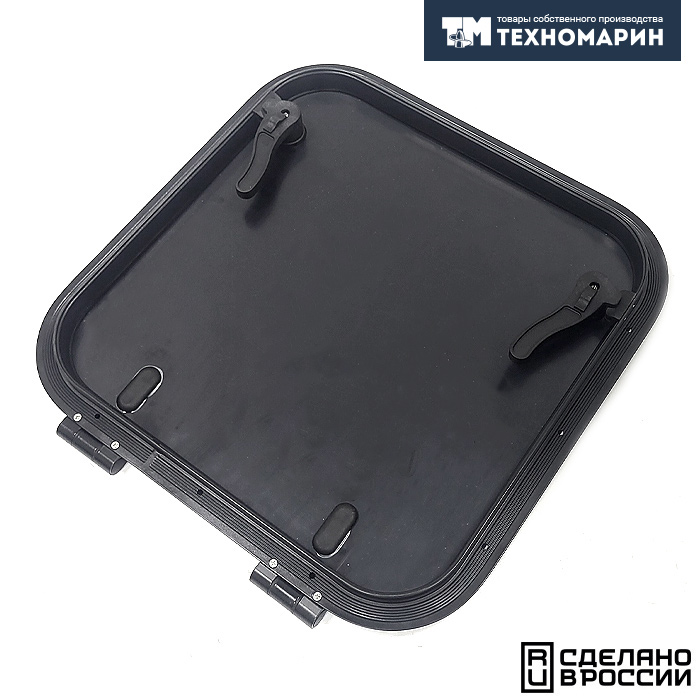 Купить Люк палубный безрамный Пеликан 425x425 R75 (черное исполнение) 7ft.ru в интернет магазине Семь Футов