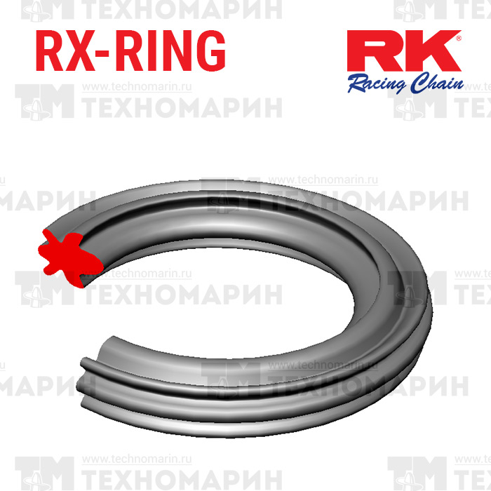 Купить Цепь для мотоцикла до 1000 см³ (с сальниками RX-RING) 530XSOZ1-122 RK Chains 7ft.ru в интернет магазине Семь Футов