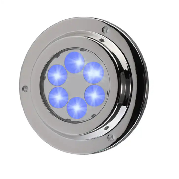 Купить Светильник светодиодный подводный, нержавеющая сталь, синий свет E019019 7ft.ru в интернет магазине Семь Футов