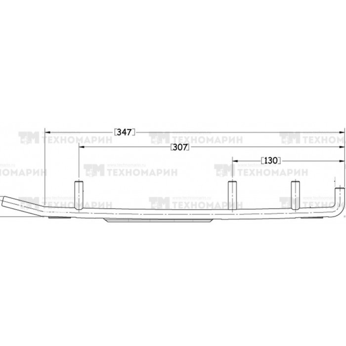 Купить Конек лыжи BRP (комплект 2шт) A-04-0-4-464 SPI 7ft.ru в интернет магазине Семь Футов