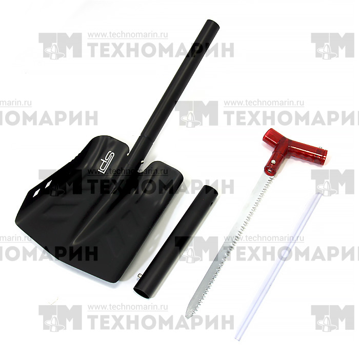 Купить Лопата разборная с пилой (черная) SC-12500BK-6 SPI 7ft.ru в интернет магазине Семь Футов