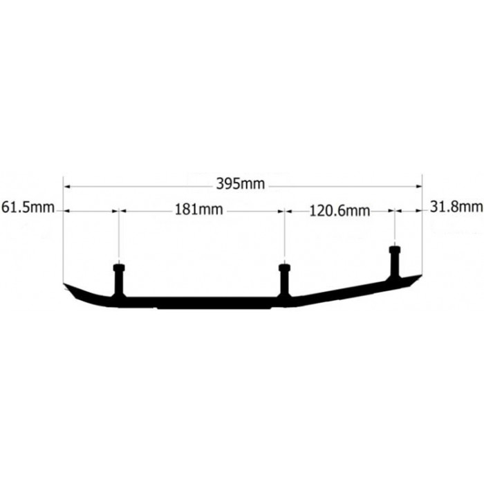 Купить Конек лыжи Polaris (комплект 2шт) A-04-0-4-228 SPI 7ft.ru в интернет магазине Семь Футов