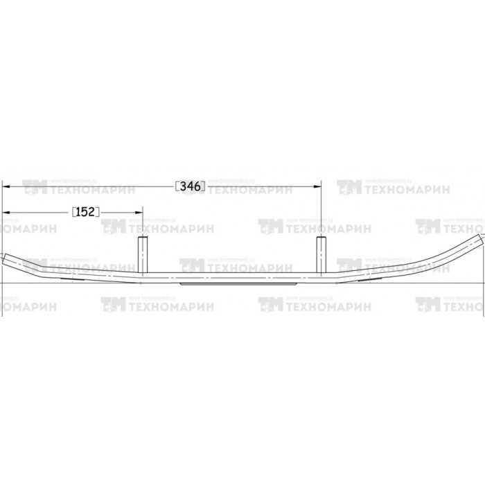 Купить Конек лыжи BRP (комплект 2шт) A-04-0-4-455 SPI 7ft.ru в интернет магазине Семь Футов