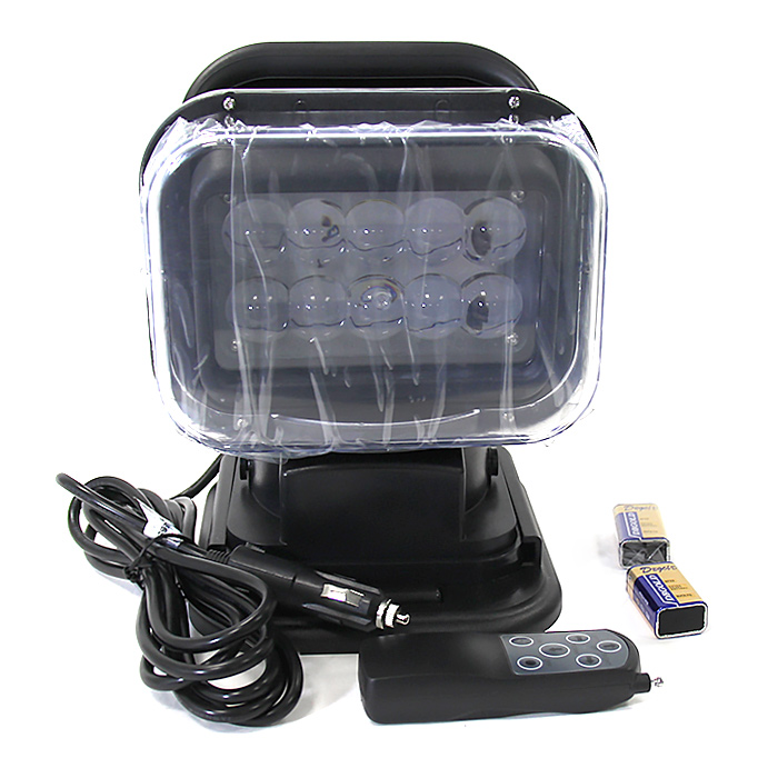 Купить Прожектор стационарный светодиодный с черным корпусом с ДУ NEKEKE 12В SLH100025-B 7ft.ru в интернет магазине Семь Футов