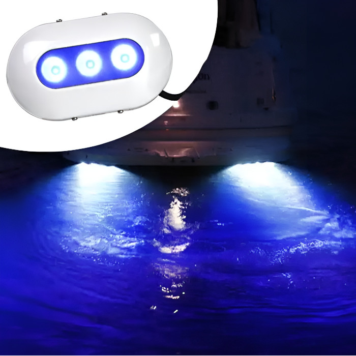 Купить Светильник светодиодный подводный, синий свет E019032 7ft.ru в интернет магазине Семь Футов