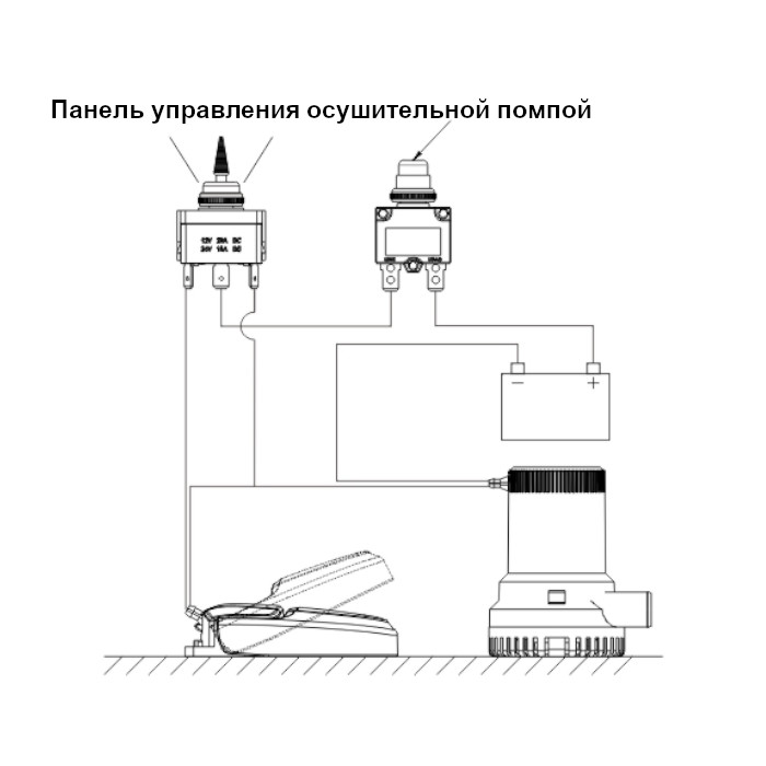 Купить Переключатель поплавковый SEAFLO SFBS-20-01 (20A) 7ft.ru в интернет магазине Семь Футов