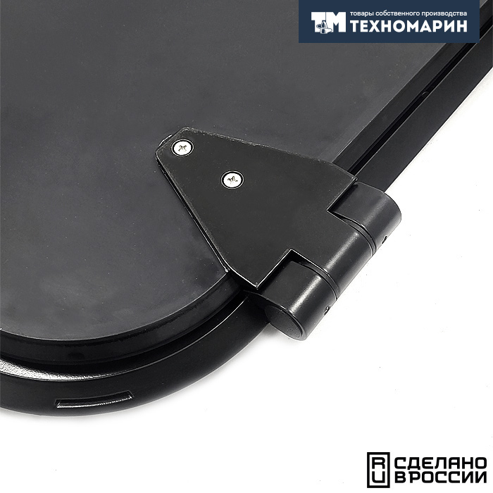 Купить Люк палубный безрамный Пеликан 425x425 R75 (черное исполнение) 7ft.ru в интернет магазине Семь Футов