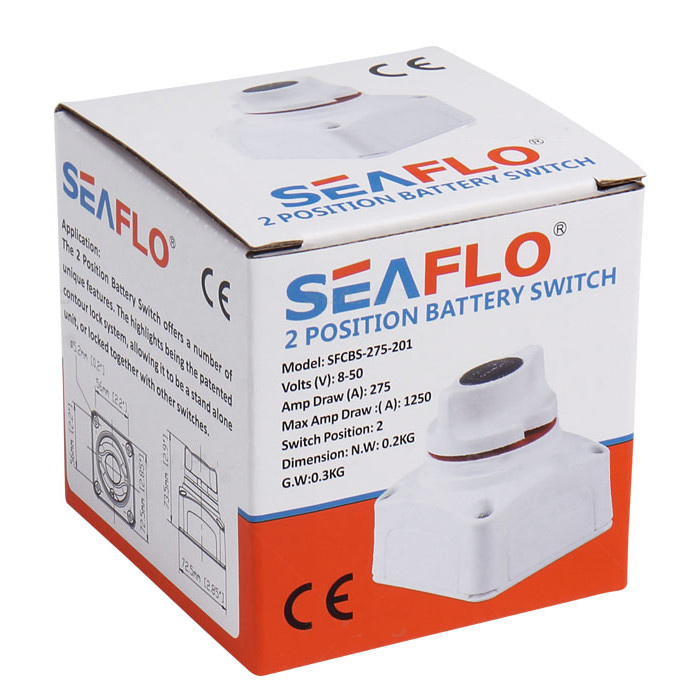 Купить Выключатель батареи SEAFLO SFCBS-275-201 (до 50В) 7ft.ru в интернет магазине Семь Футов