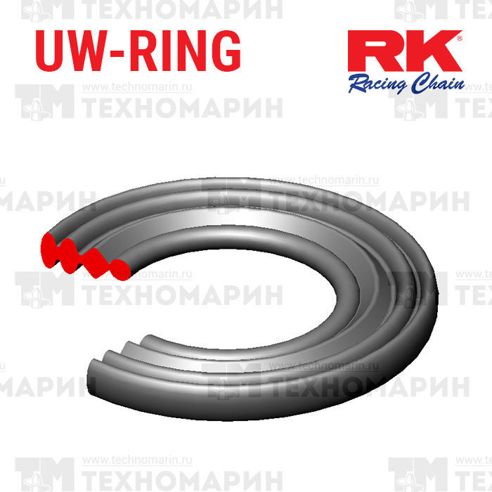 Купить Цепь для мотоцикла до 500 см³ (золотая, с сальниками UW-RING) GB520MXU-120 RK Chains 7ft.ru в интернет магазине Семь Футов