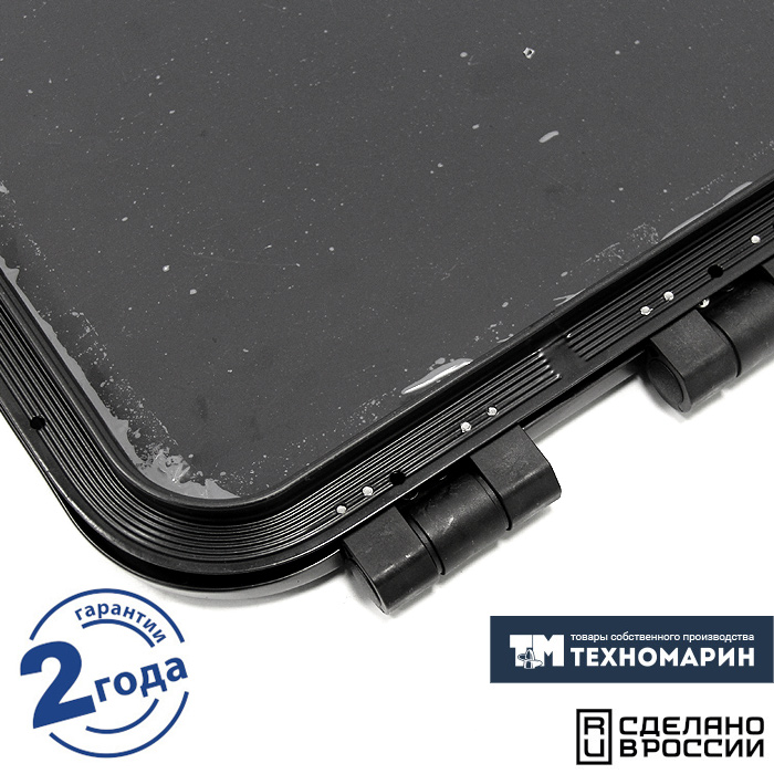 Купить Люк палубный распашной низкопрофильный Фрегат 461х461 R42.5 (черное исполнение) 7ft.ru в интернет магазине Семь Футов