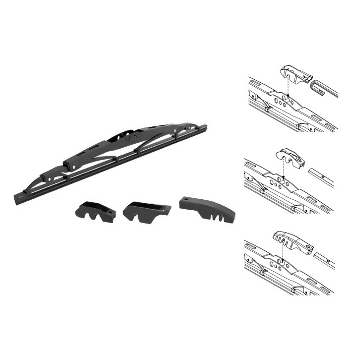 Купить Щетка стеклоочистителя 01 Series 380mm, гибкий профиль 7ft.ru в интернет магазине Семь Футов