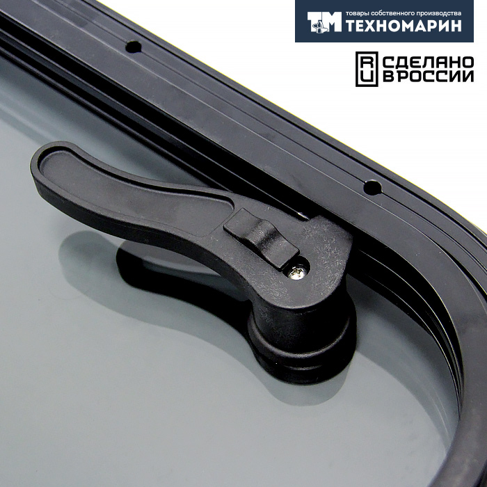 Купить Люк палубный распашной Альбатрос 700x700 (черное исполнение) 7ft.ru в интернет магазине Семь Футов
