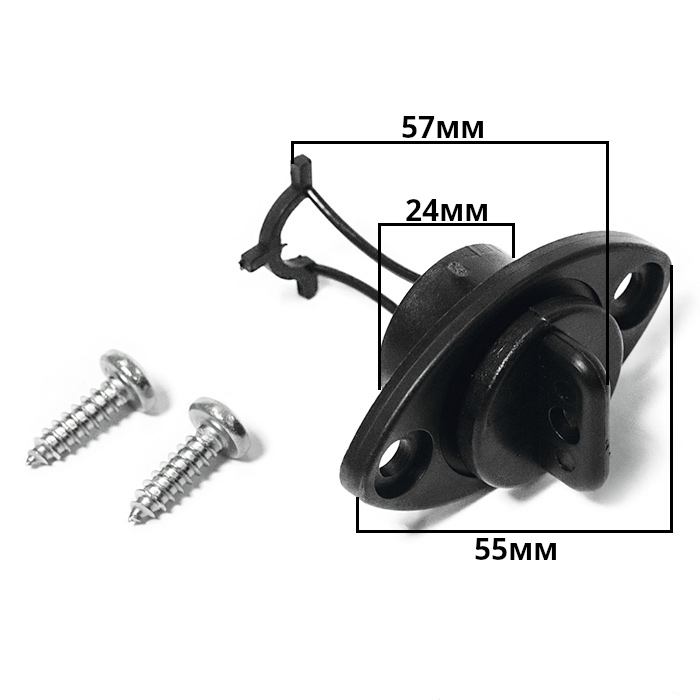 Купить Заглушка дренажная SUNFINE 55 мм с крепежом, пластик черный SF20328-1S 7ft.ru в интернет магазине Семь Футов
