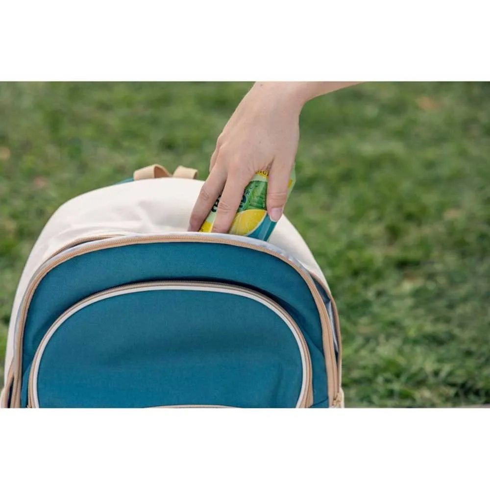 Купить Campingaz 2227080 Мягкий переносной кулер Fold´N Cool-20L Backpack Grey / Dark Blue 34x8x43 7ft.ru в интернет магазине Семь Футов