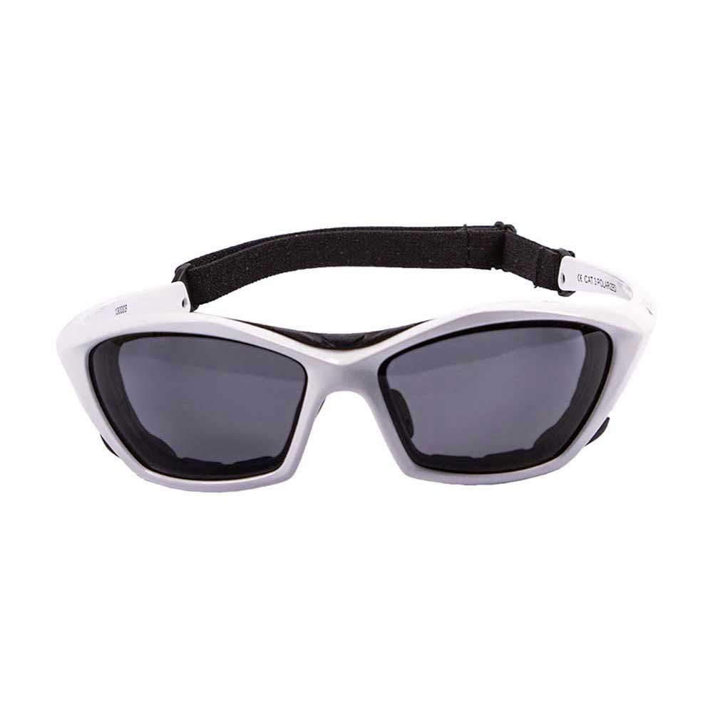 Купить Ocean sunglasses 13000.3 поляризованные солнцезащитные очки Lake Garda Shiny White 7ft.ru в интернет магазине Семь Футов