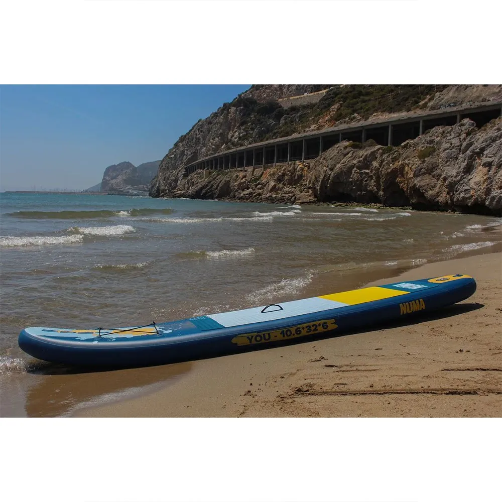 Купить Numa you10.6 Надувной комплект для падлбординга YOU 10´6´´ Blue / Yellow / Blue 43x22x91 320 cm 7ft.ru в интернет магазине Семь Футов