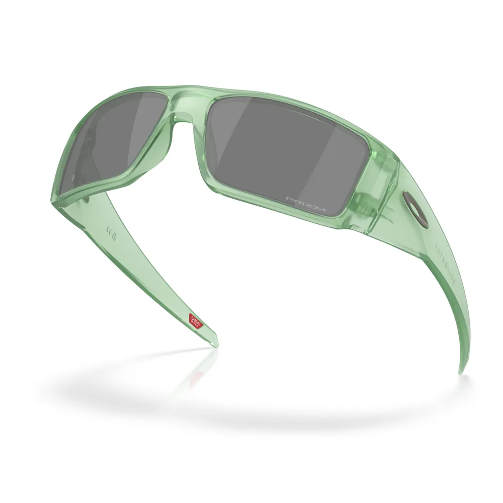 Купить Oakley OO9231-2261-61 Солнцезащитные очки Heliostat Бесцветный Matte Trans Jade Prizm Black/CAT3 7ft.ru в интернет магазине Семь Футов