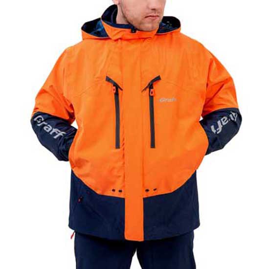 Купить Graff 606-B-2-2XL Куртка 606-B-2 Оранжевый  Orange / Blue 2XL 7ft.ru в интернет магазине Семь Футов