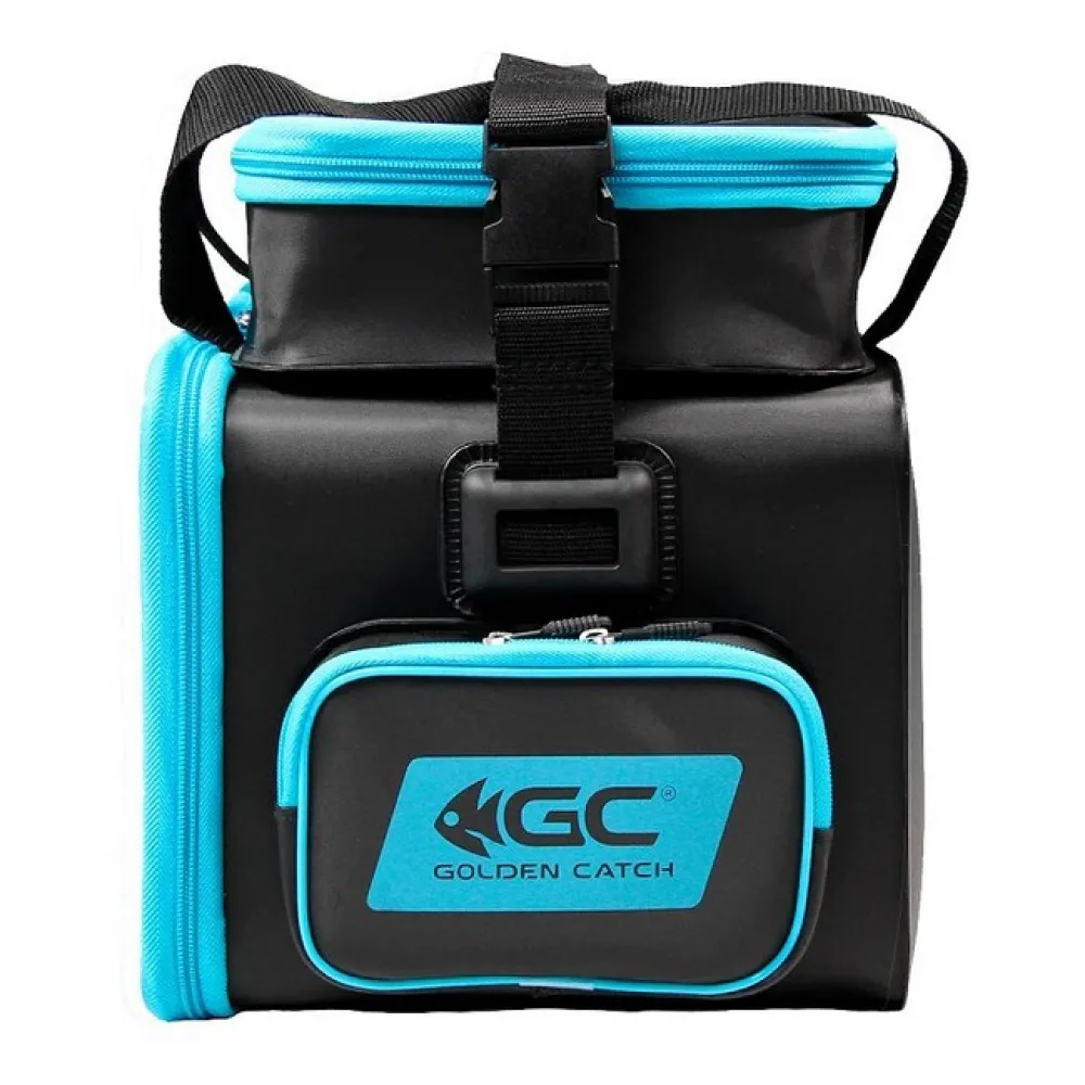 Купить Golden catch 7139005 кормовой мешок EVA 4 Box Black / Light Blue 40x20x12 38 x 23 x 31 cm 7ft.ru в интернет магазине Семь Футов