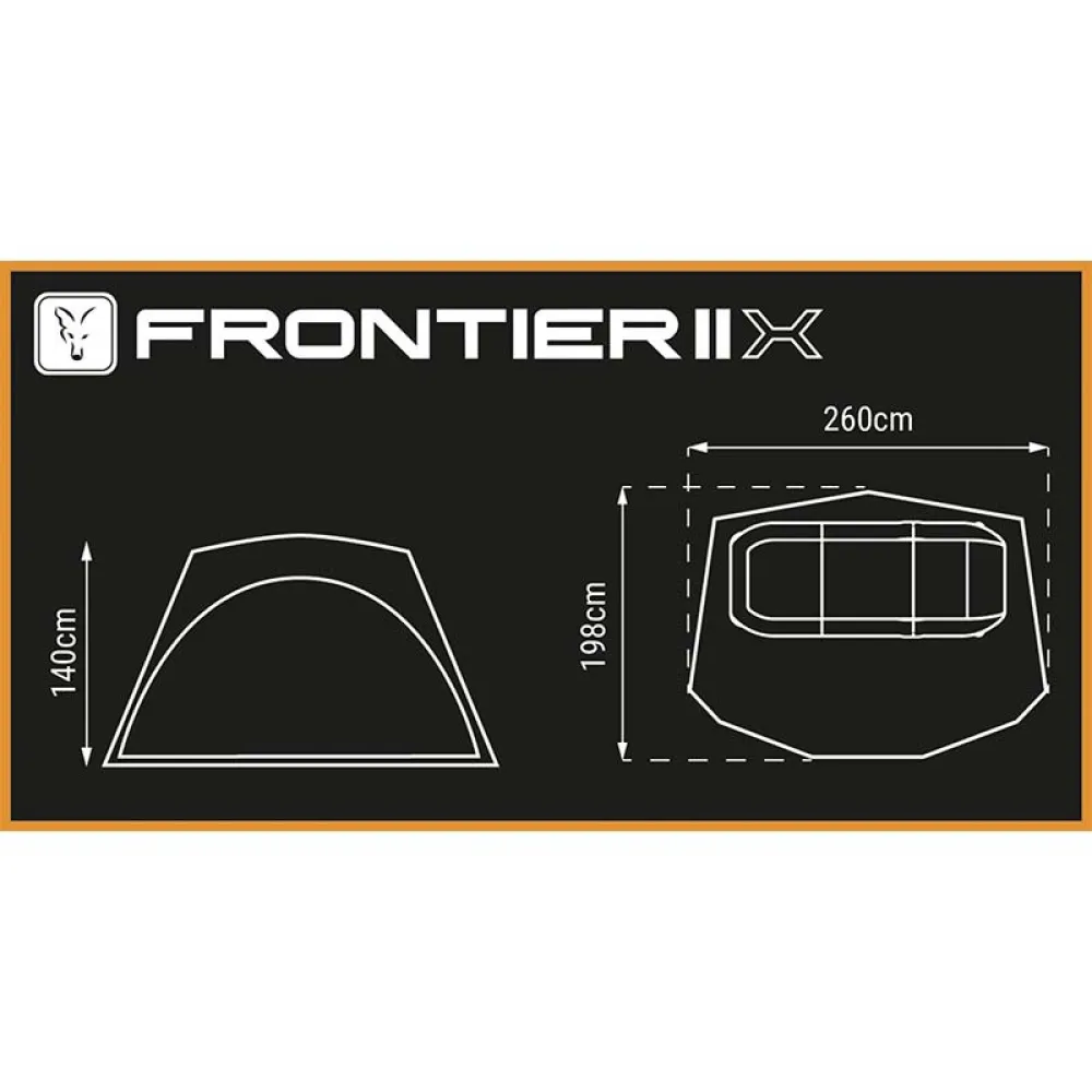 Купить Fox international cum371 палатка Frontier II X Brown 120x45x45 7ft.ru в интернет магазине Семь Футов