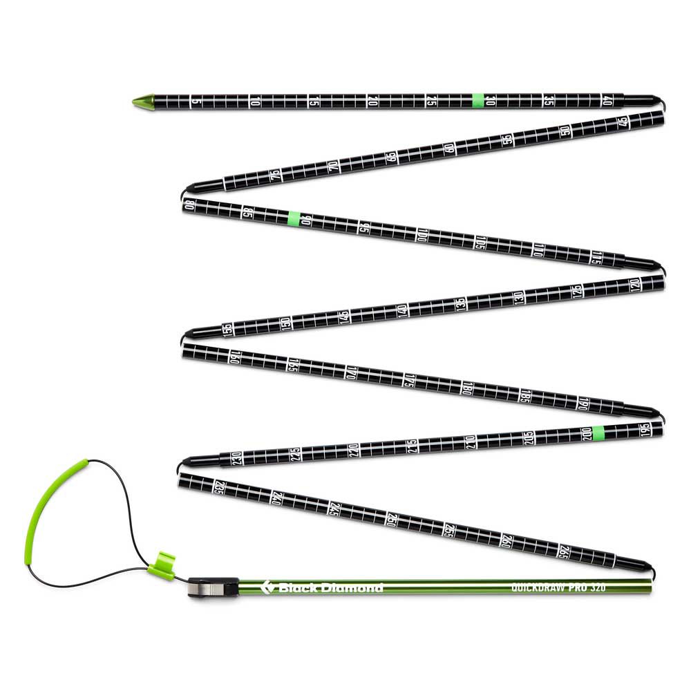 Купить Black diamond BD1091080000ALL1 QuickDraw Pro 320 Зонд Черный  Black / Green 7ft.ru в интернет магазине Семь Футов