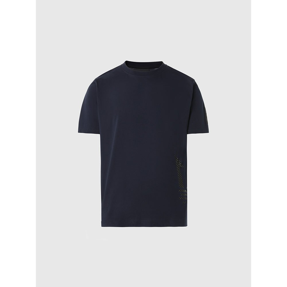 Купить North sails 453016-0802-XXL Футболка с коротким рукавом Logo Medio Tridente Голубой Navy Blue 2XL 7ft.ru в интернет магазине Семь Футов