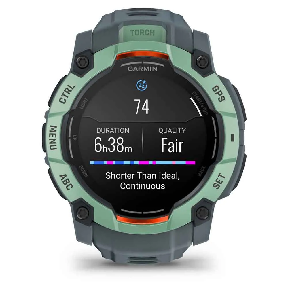 Купить Garmin 010-03020-01 Часы Instinct 3 50 mm Amoled Зеленый  Green / Grey 7ft.ru в интернет магазине Семь Футов