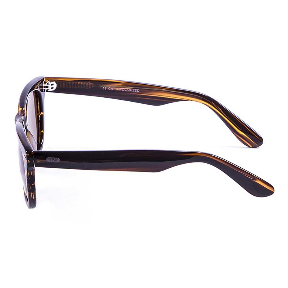 Купить Ocean sunglasses 59000.4 поляризованные солнцезащитные очки Lowers Frame Dark Brown / Revo Blue Frame Dark Brown / Revo Blue/CAT3 7ft.ru в интернет магазине Семь Футов