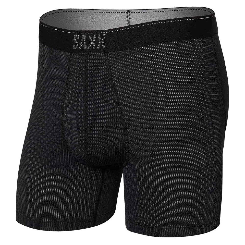 Купить SAXX Underwear SXBB70F.BL2.S Боксёр Quest Fly Черный  Black II S 7ft.ru в интернет магазине Семь Футов