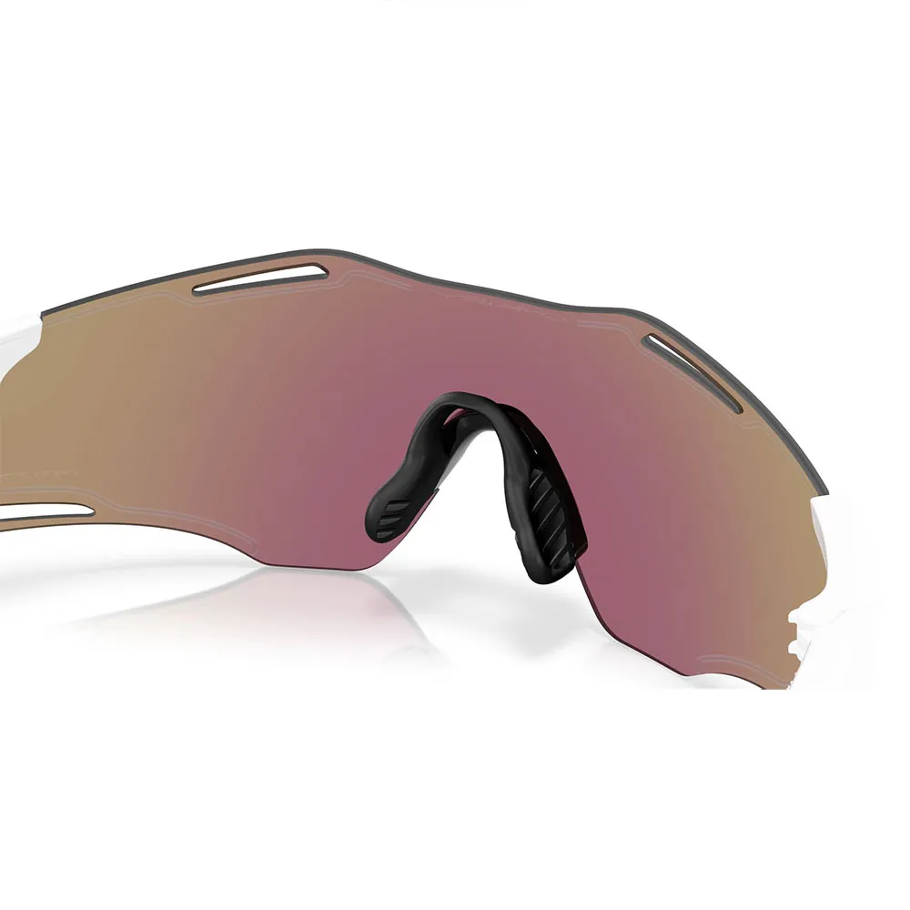 Купить Oakley OO9512-0239 Солнцезащитные очки Cybr zero Бесцветный Polished White Prizm Sapphire/CAT3 7ft.ru в интернет магазине Семь Футов