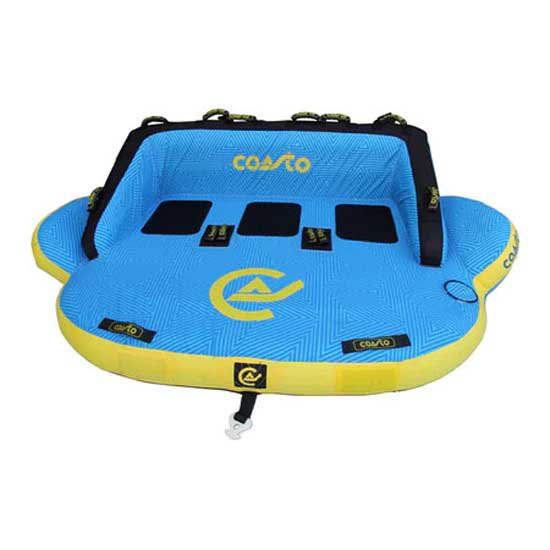 Купить Coasto PB-CBBOXER3 Буксируемый диван Boxer 3P  Blue / Yellow / Black 3 places 7ft.ru в интернет магазине Семь Футов